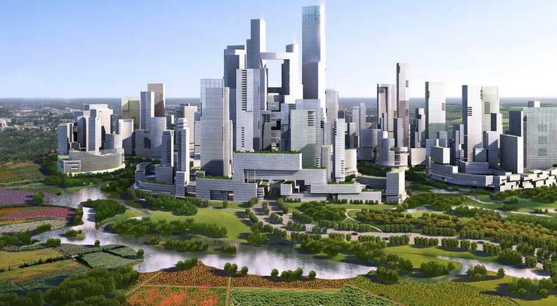 Create a city free of cars in China